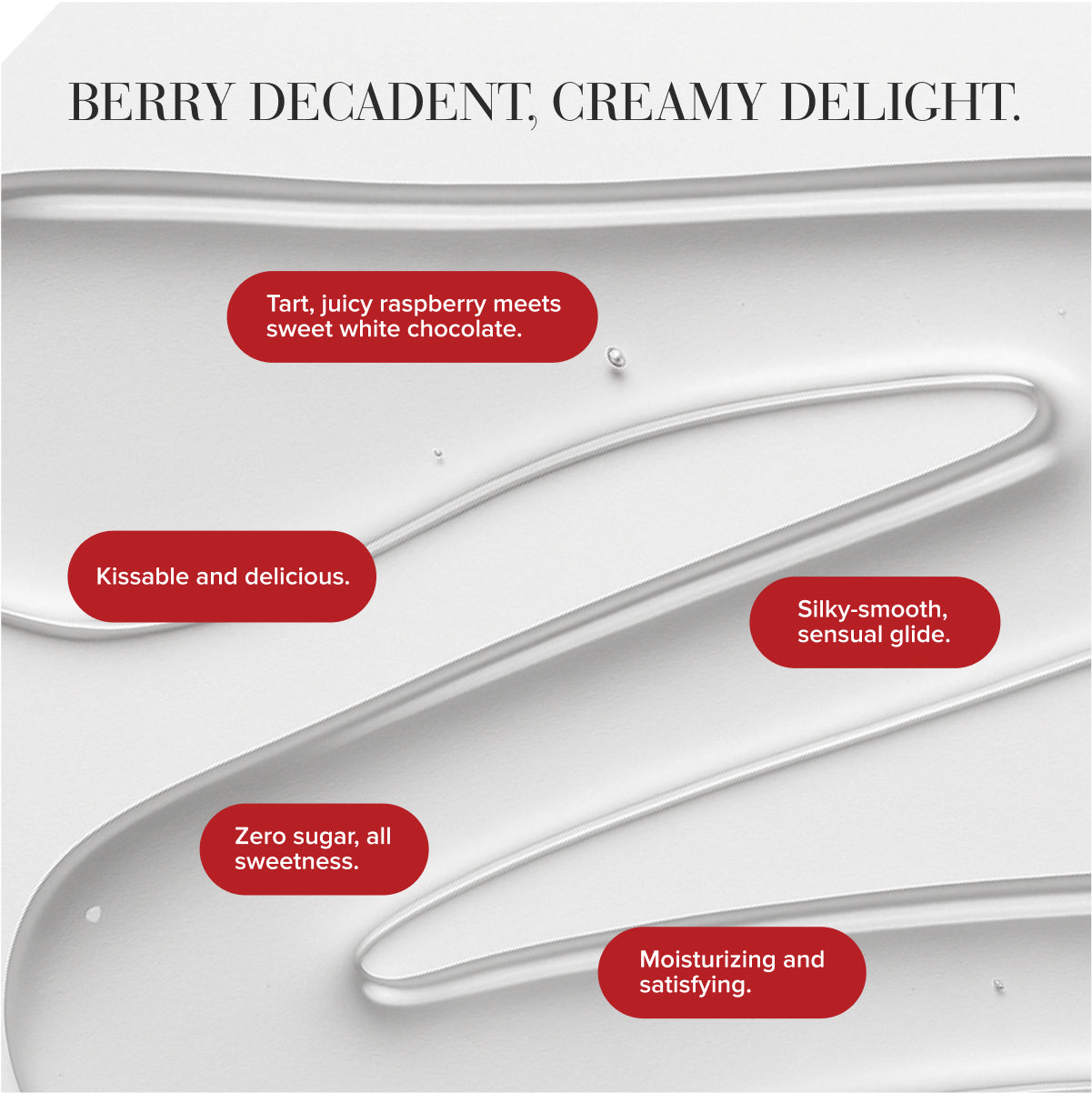 White Chocolate Raspberry Truffle Gelato Flavored Lubricant