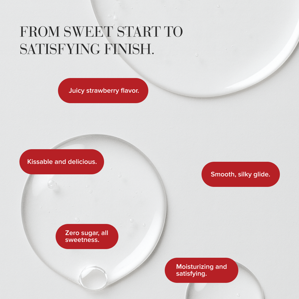 H2O Strawberry Kisses Flavored Lubricant