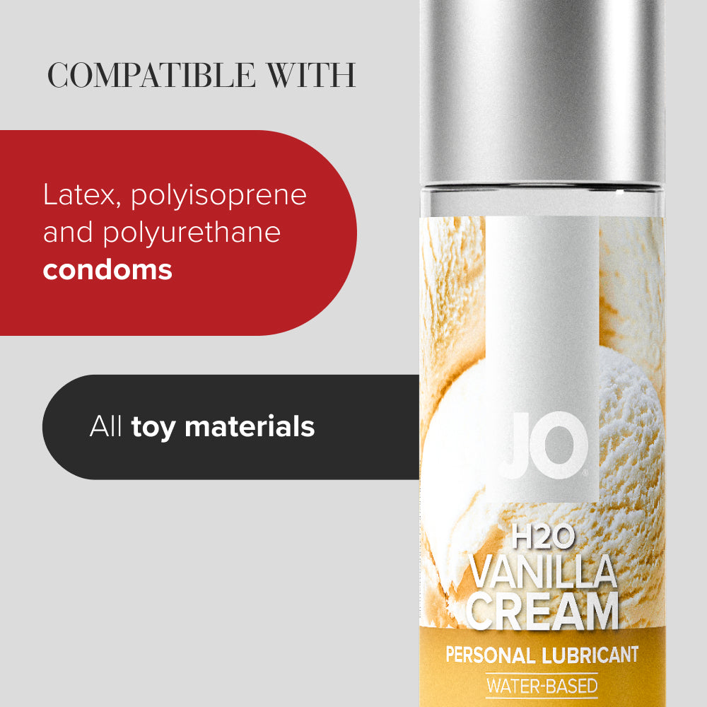 H2O Vanilla Cream Flavored Lubricant