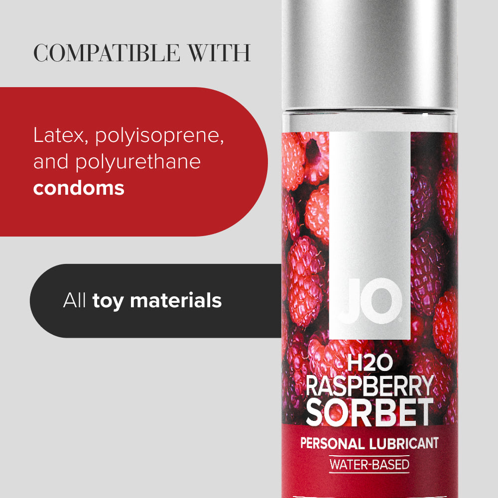 H2O Raspberry Sorbet Flavored Lubricant