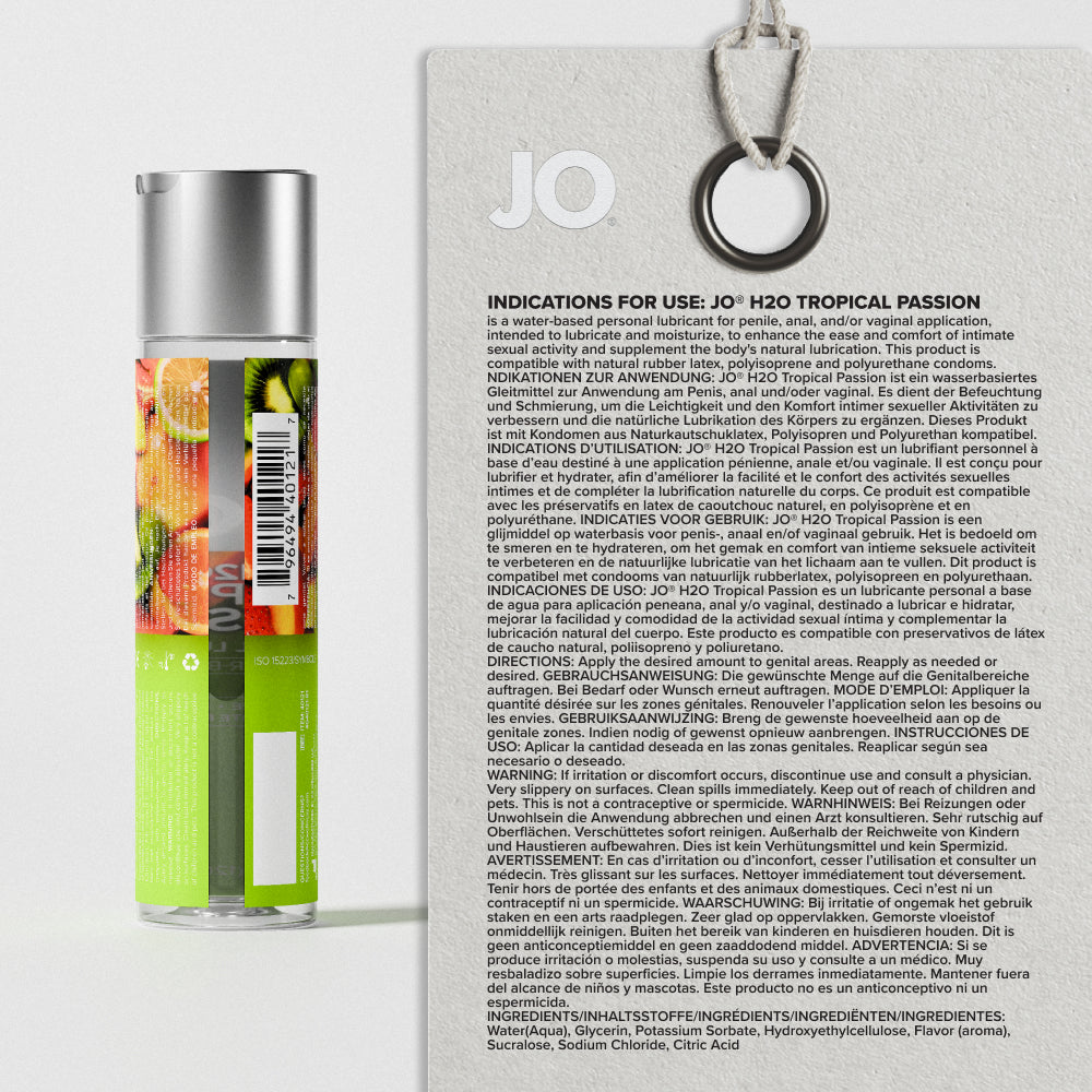 H2O Tropical Passion Flavored Lubricant
