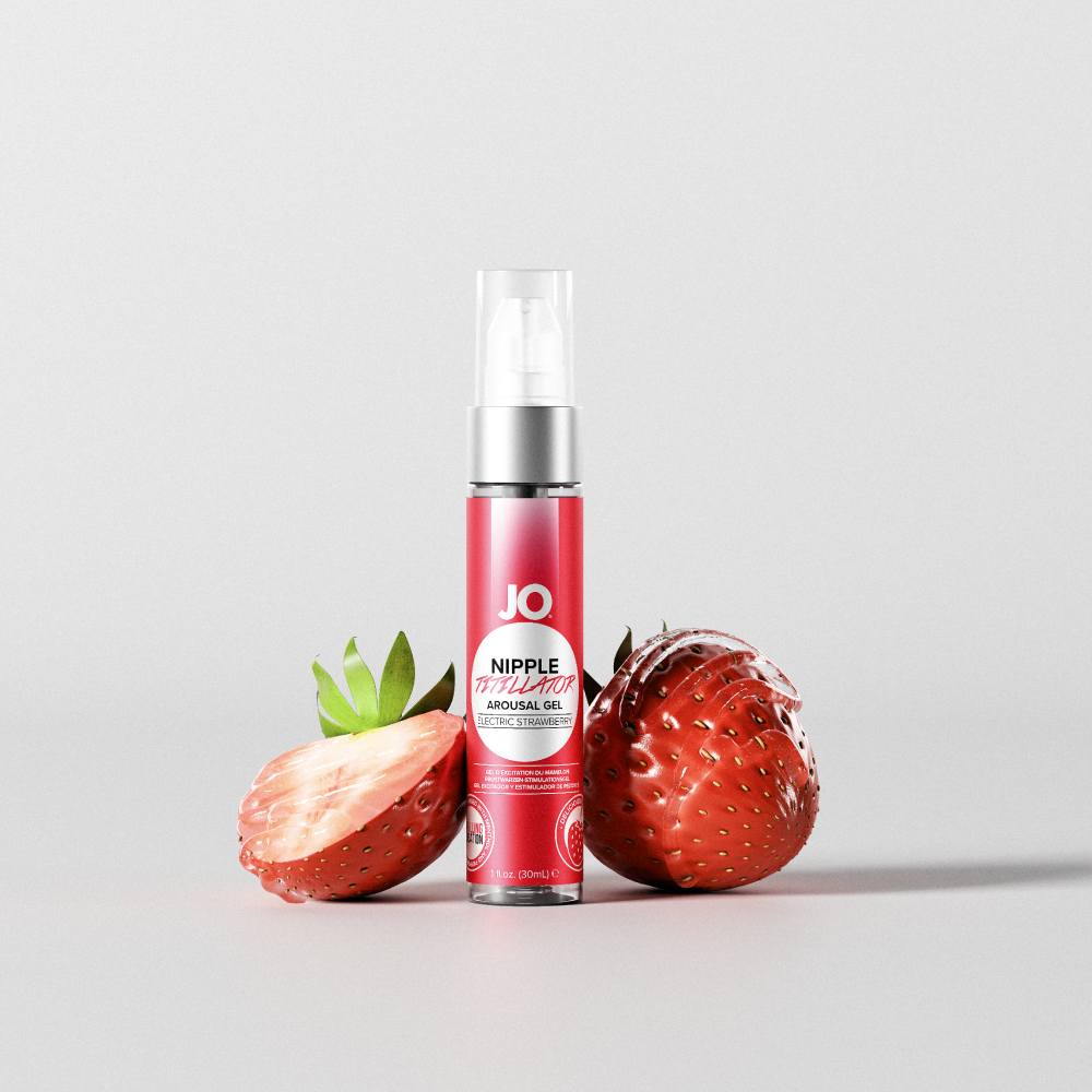 Nipple Titillator Arousal Gel Electric Strawberry