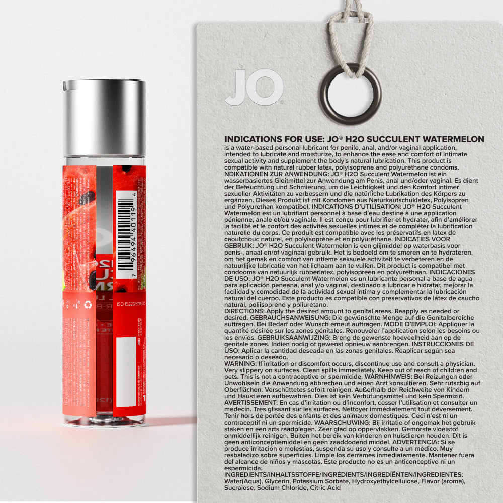 H2O Succulent Watermelon Flavored Lubricant