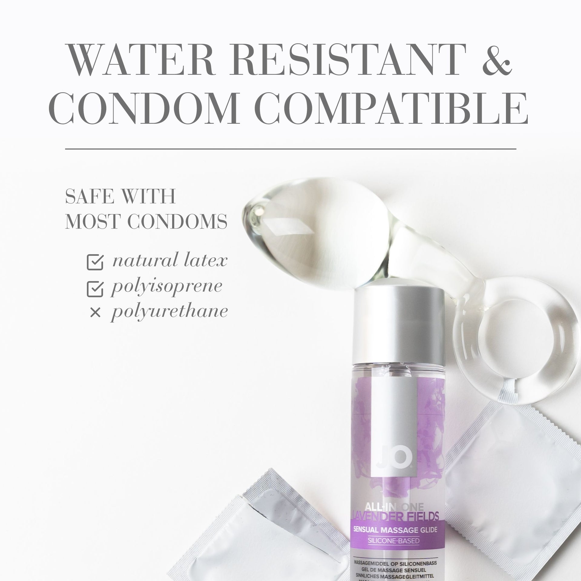 massage kit condom compatible