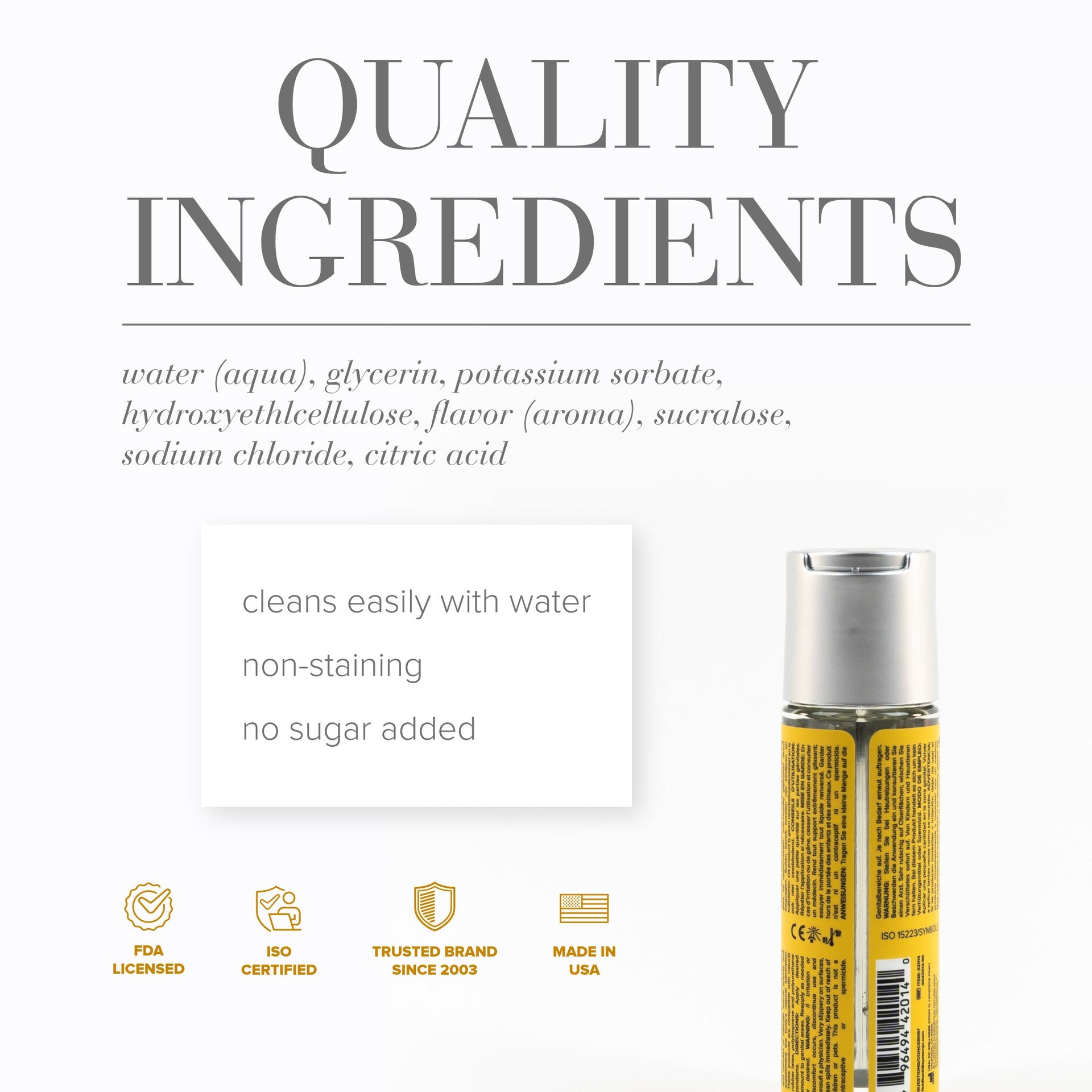 mai tai lubricant back of pack