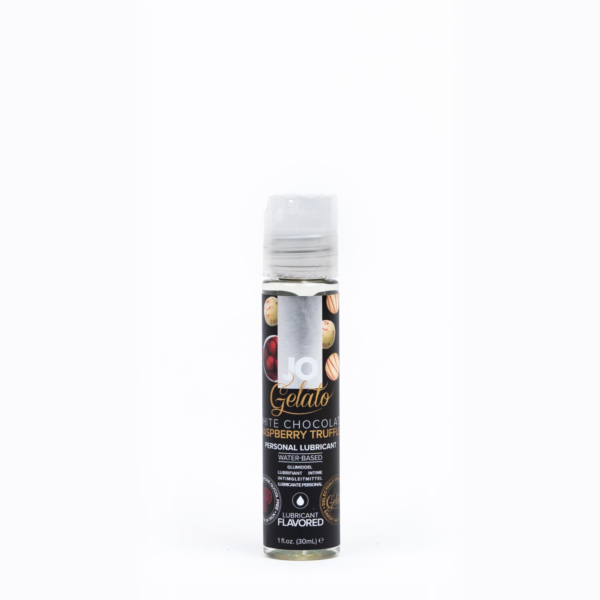 white chocolate raspberry gelato lubricant front of pack