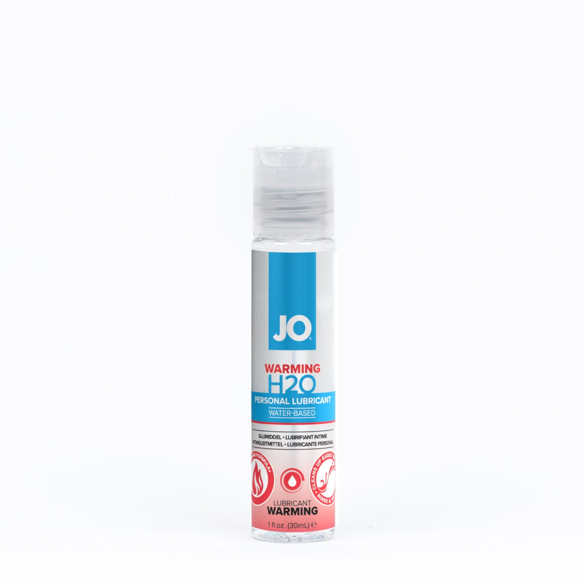 h2o warming lubricant front of pack