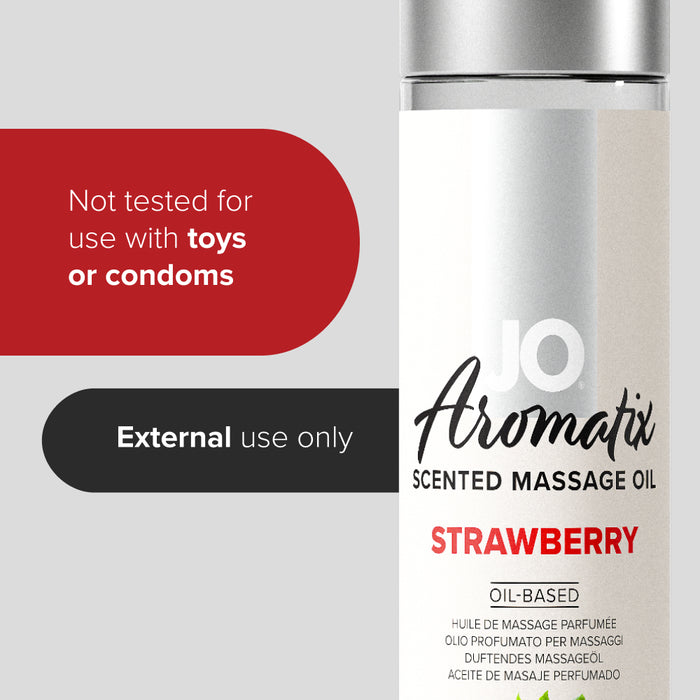 Aromatix Strawberry Scented Massage Oil