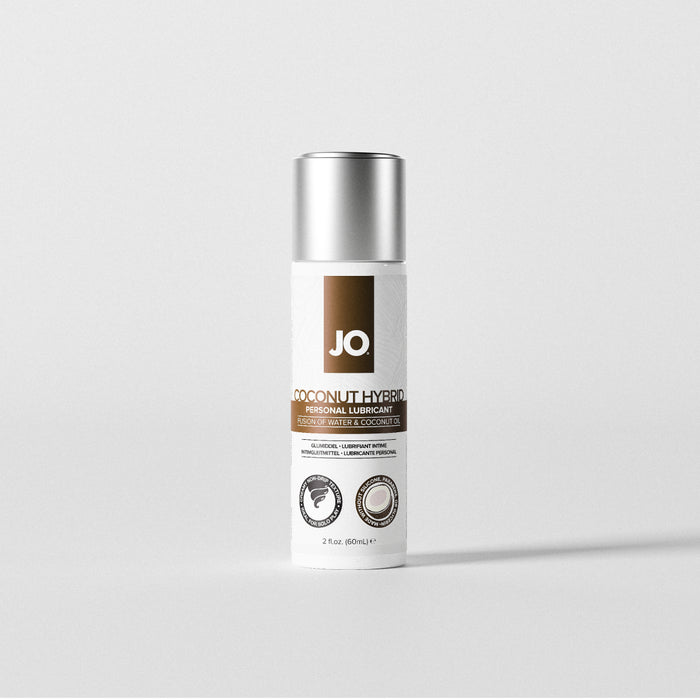 Coconut Oil Lube Online | Best Masturbating Lube | Perfect for Solo, Partner or Toy Play | Hybrid Original Coconut Lubrication by JO Coconut Oil Lube Online | Best Masturbating Lube | Perfect for Solo, Partner or Toy Play | Hybrid Original Coconut Lubrication by JO