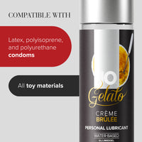 Crème Brûlée Gelato Flavored Lubricant