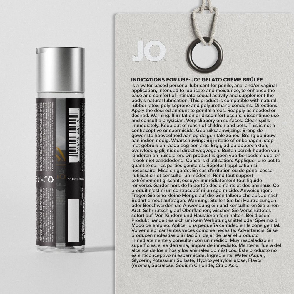 Crème Brulee Gelato Flavored Lubricant