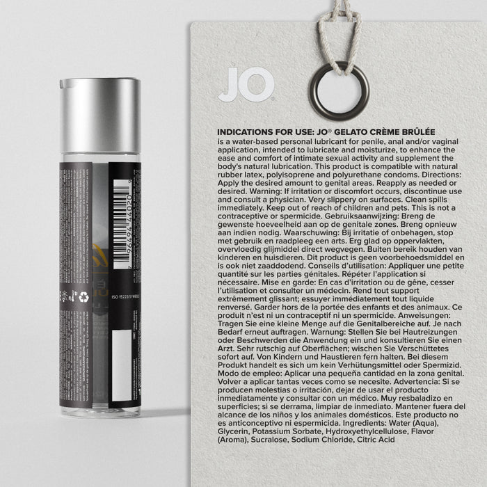 Crème Brûlée Gelato Flavored Lubricant
