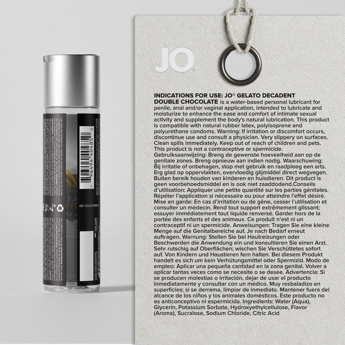 Double Chocolate Gelato Flavored Lubricant