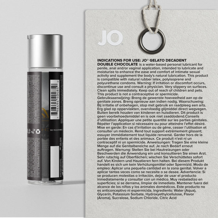 Double Chocolate Gelato Flavored Lubricant