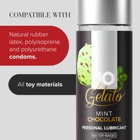 Mint Chocolate Gelato Flavored Lubricant