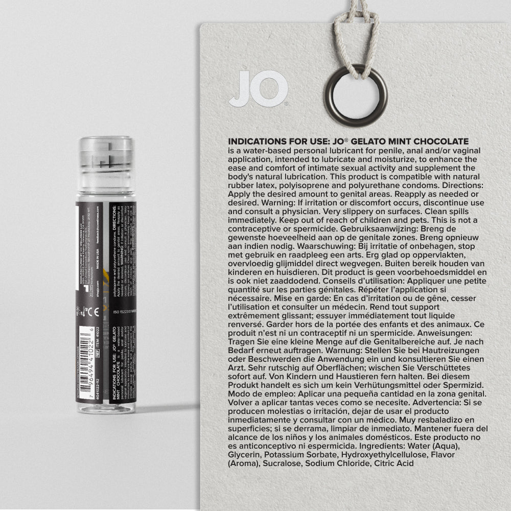 Mint Chocolate Gelato Flavored Lubricant