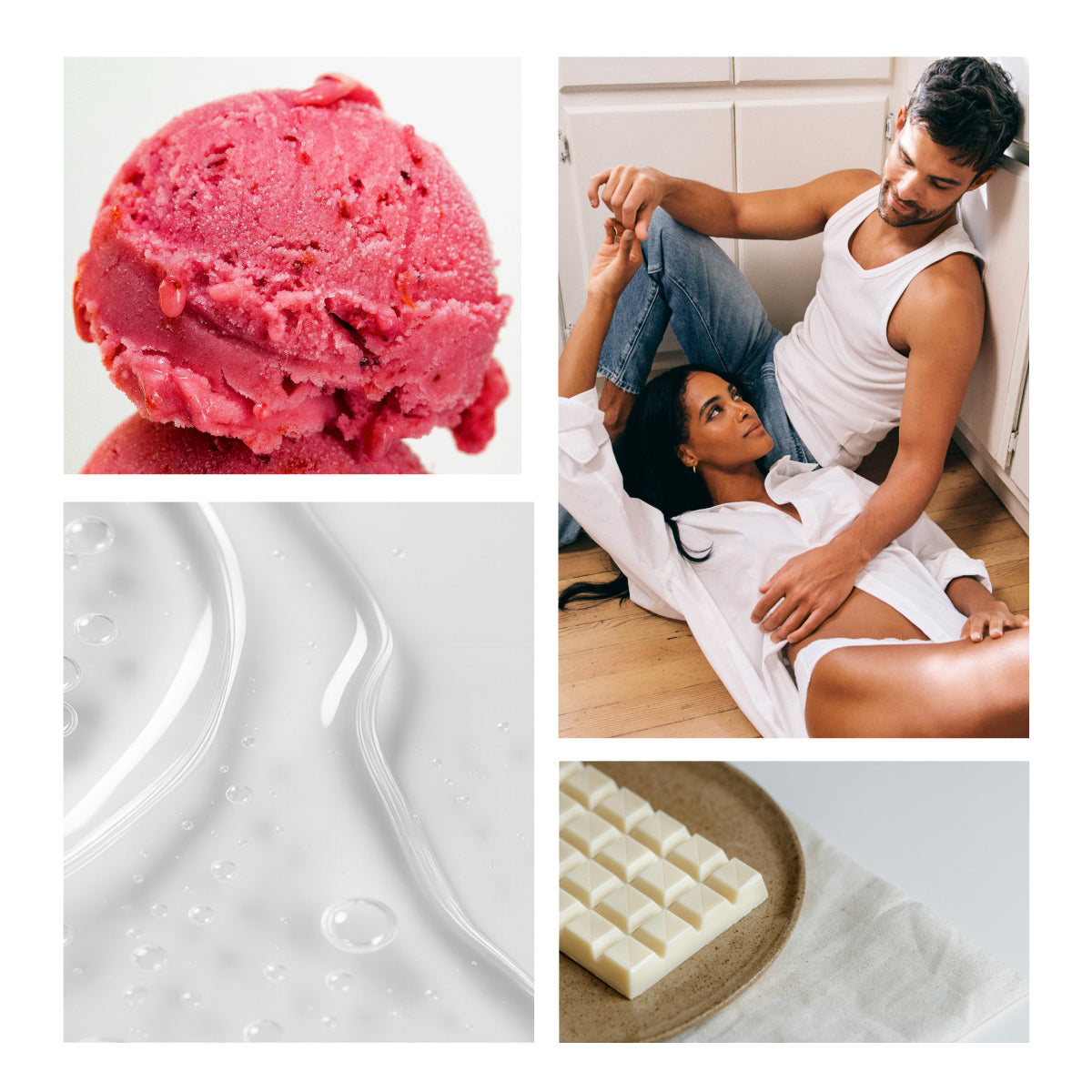 White Chocolate Raspberry Truffle Gelato Flavored Lubricant