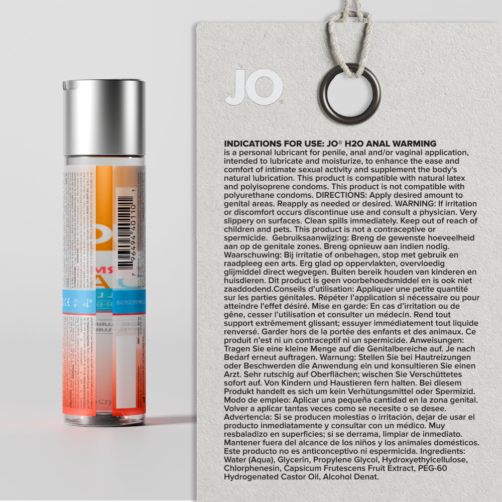 H2O Anal Warming Lubricant