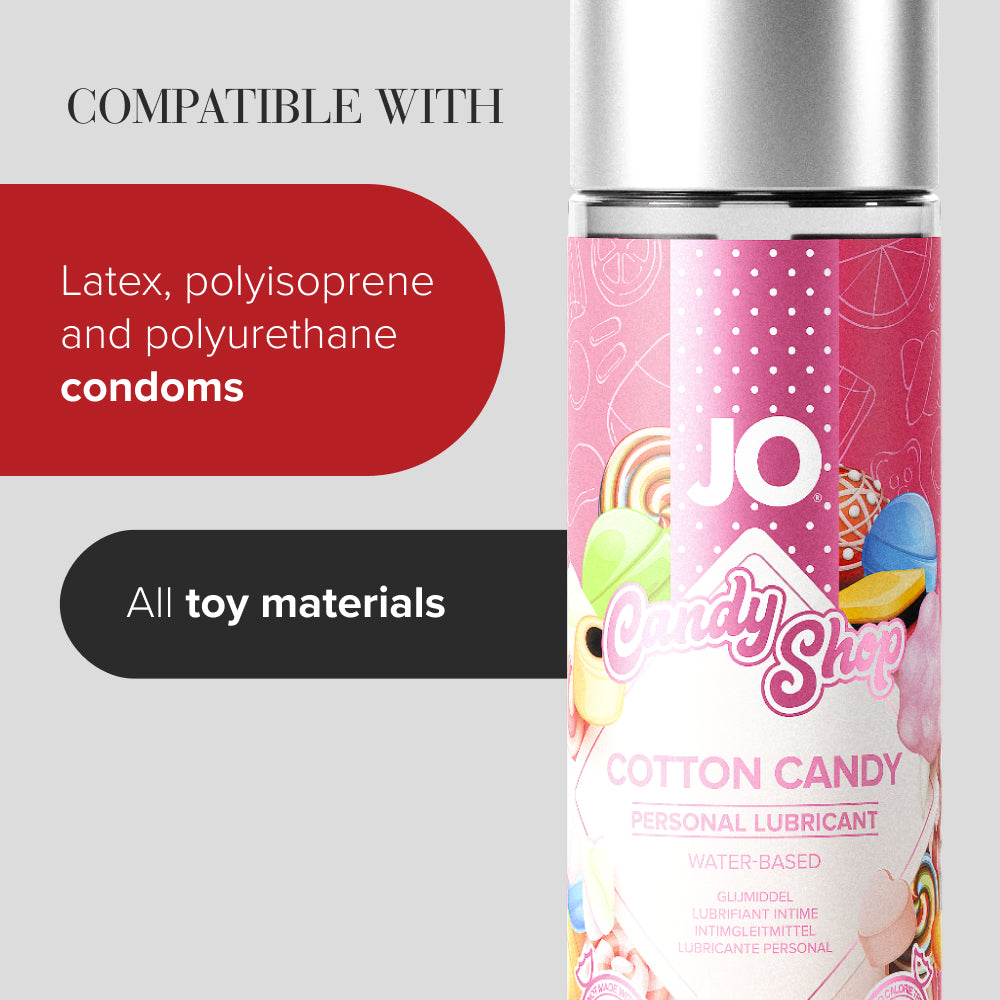 H2O Cotton Candy Candy Shop Flavored Lubricant