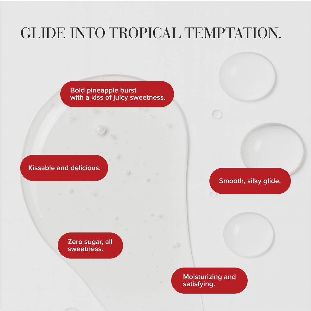 H2O Juicy Pineapple Flavored Lubricant