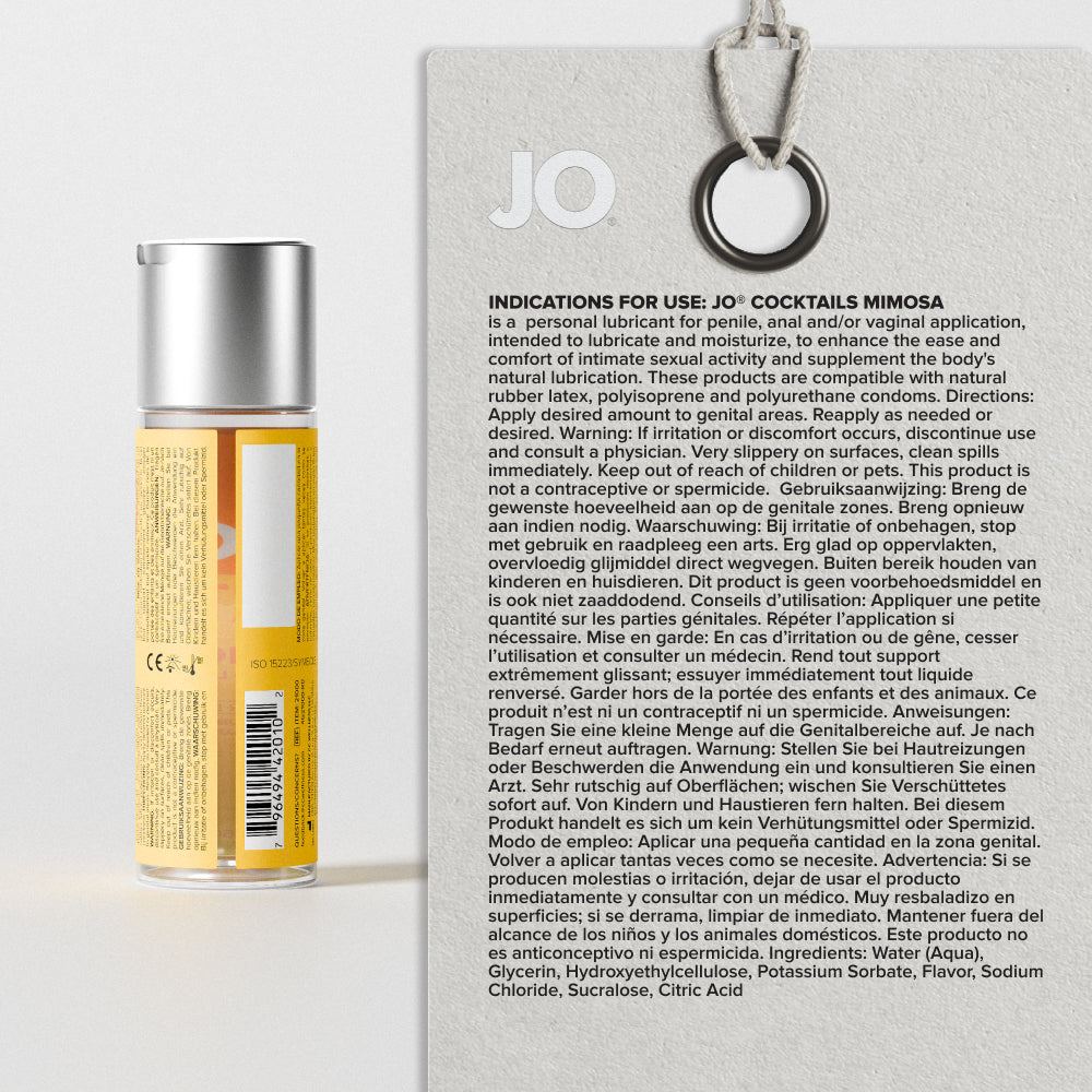 Mimosa Flavored Lubricant