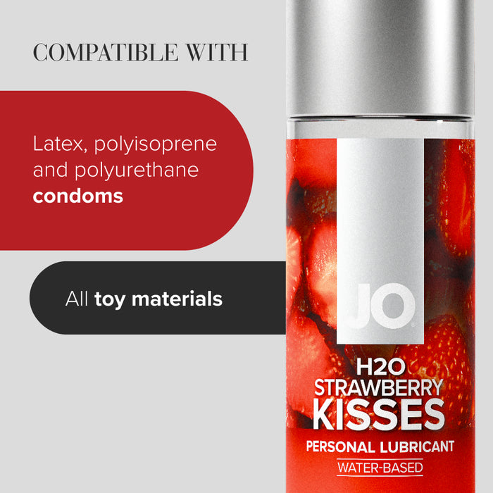 H2O Strawberry Kisses Flavored Lubricant H2O Strawberry Kisses Flavored Lubricant