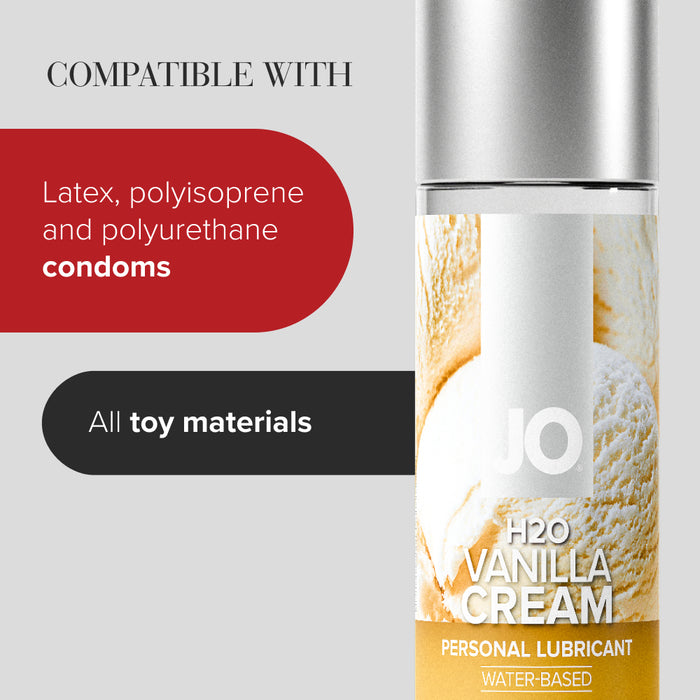H2O Vanilla Cream Flavored Lubricant