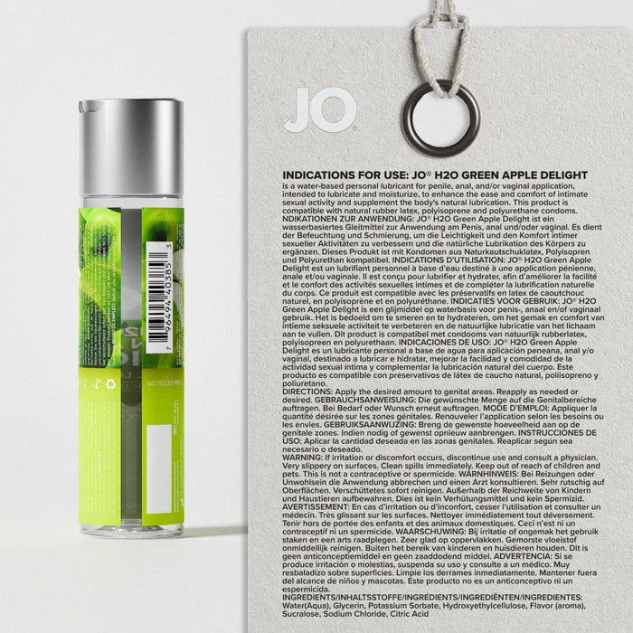 H2O Green Apple Delight Flavored Lubricant H2O Green Apple Delight Flavored Lubricant