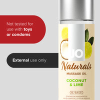 Naturals Massage Oil Coconut & Lime
