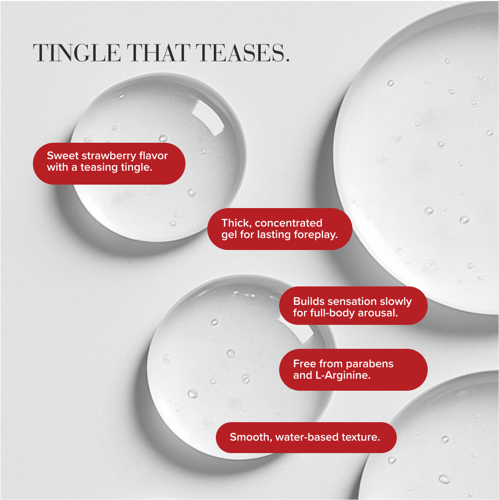 Nipple Titillator Arousal Gel Electric Strawberry