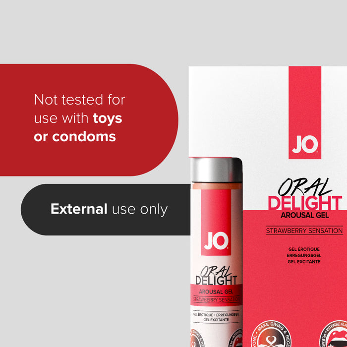 Oral Delight Strawberry Arousal Gel