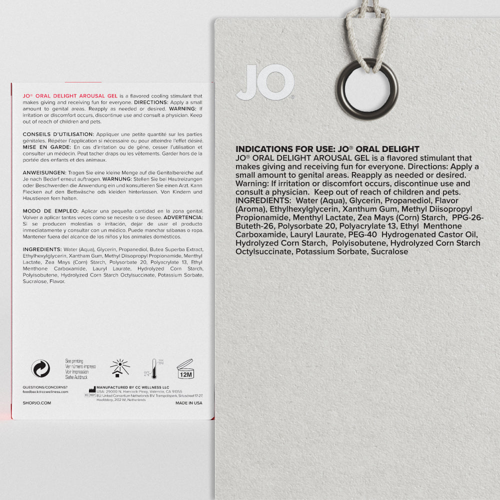 Oral Delight Strawberry Arousal Gel