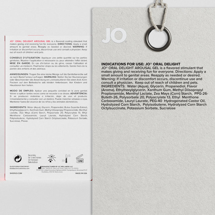 Oral Delight Strawberry Arousal Gel