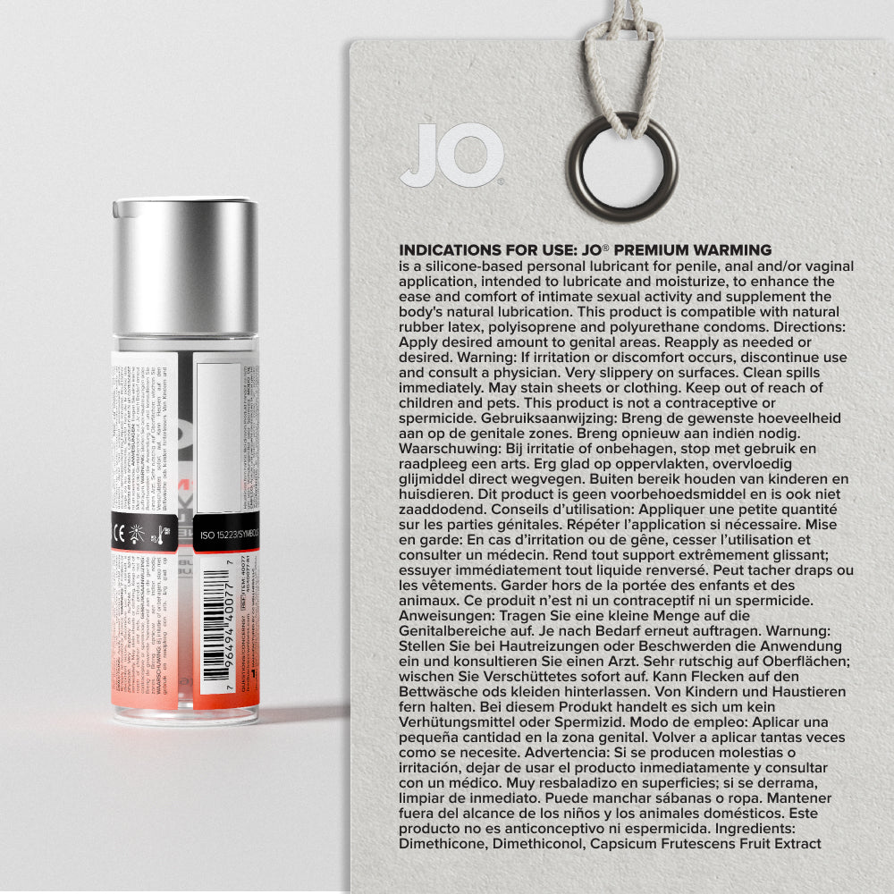 Warming Lubrication | JO Silicone Based Premium Warming Lube Warming Lubrication | JO Silicone Based Premium Warming Lube