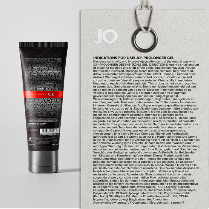 Prolonger Gel | Best Penile Numbing Cream Online | JO