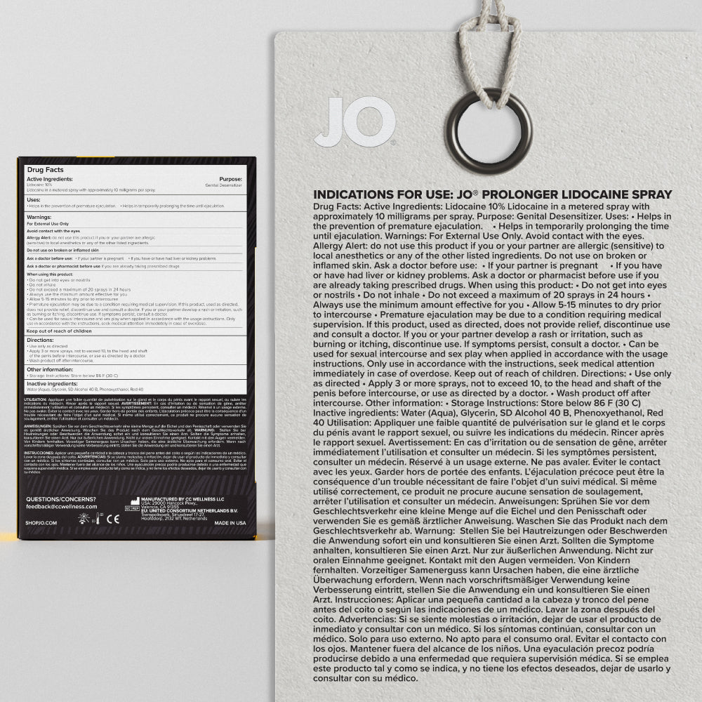 Prolonger Spray with Lidocaine