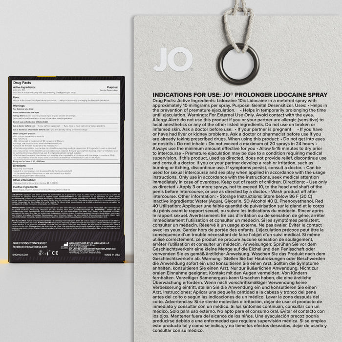 Prolonger Spray with Lidocaine