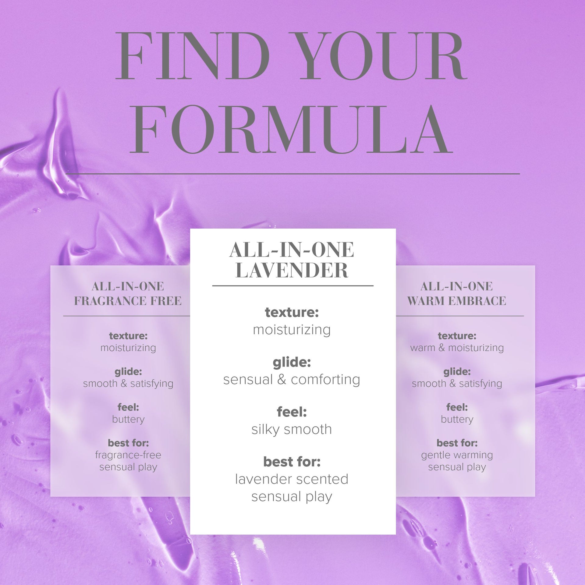 All-In-One Sensual Massage Glide Lavender Fields