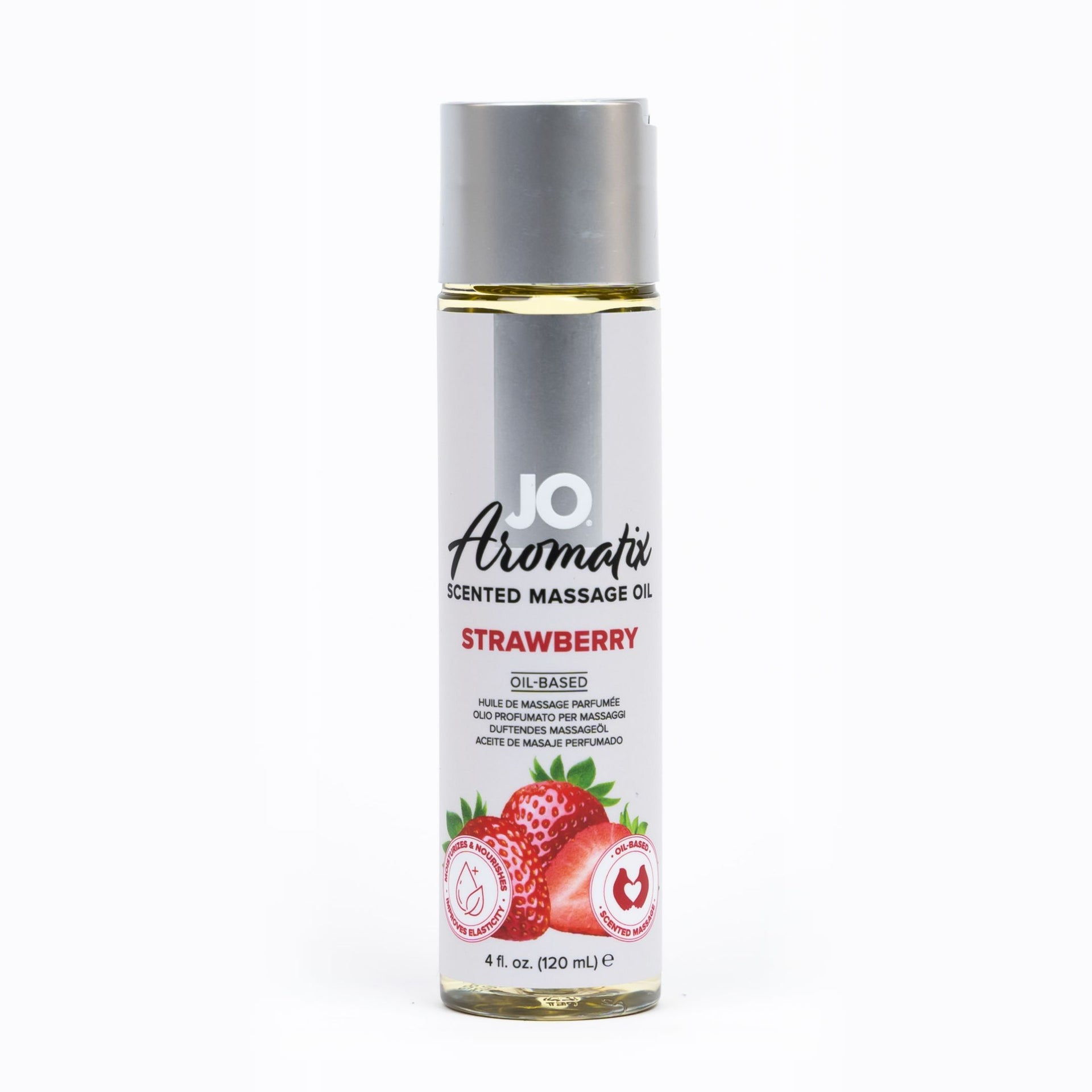 aromatix strawberry lubricant front of pack