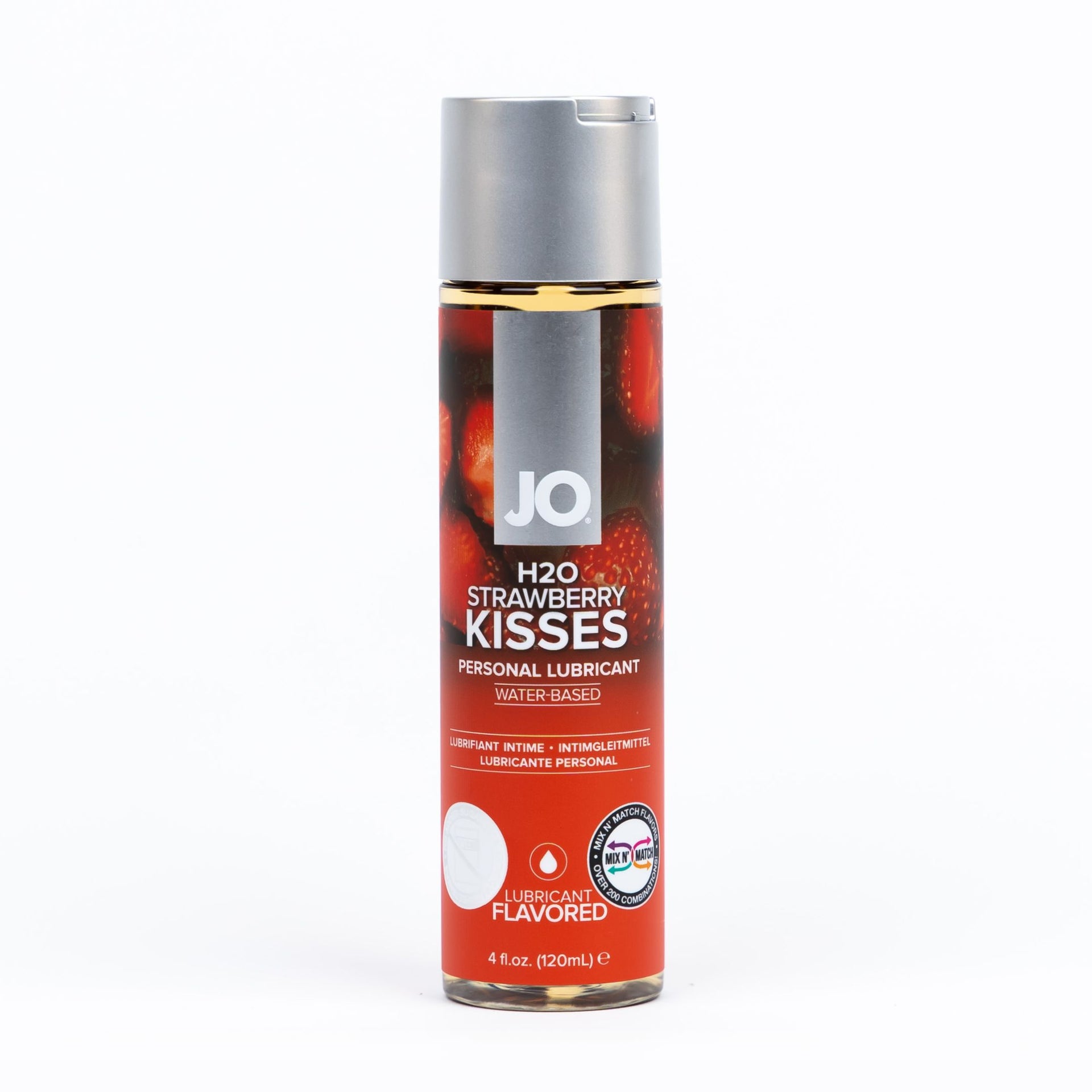 h20 strawberry kisses lubricant front of pack