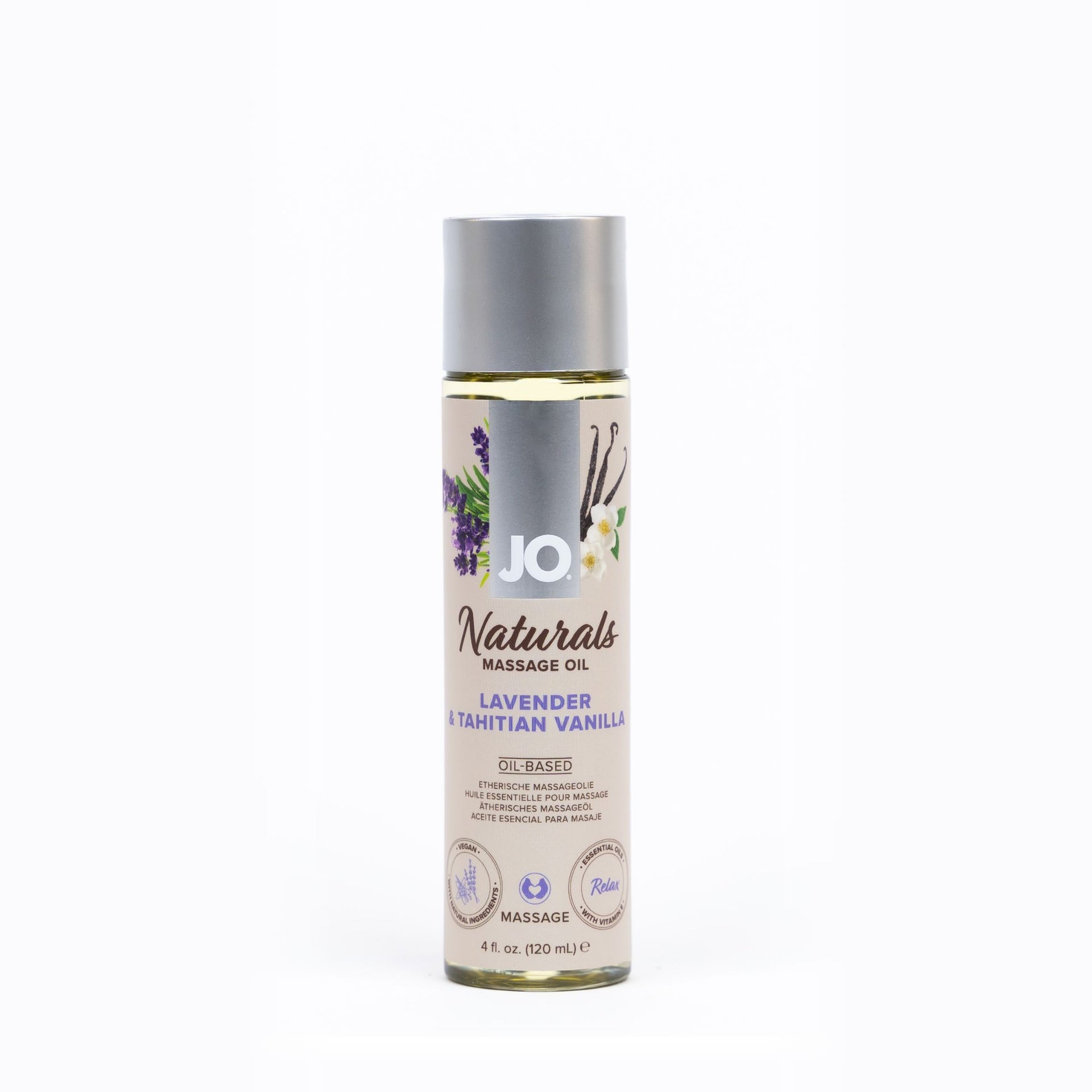 Naturals Massage Oil Lavender & Tahitian Vanilla – JO