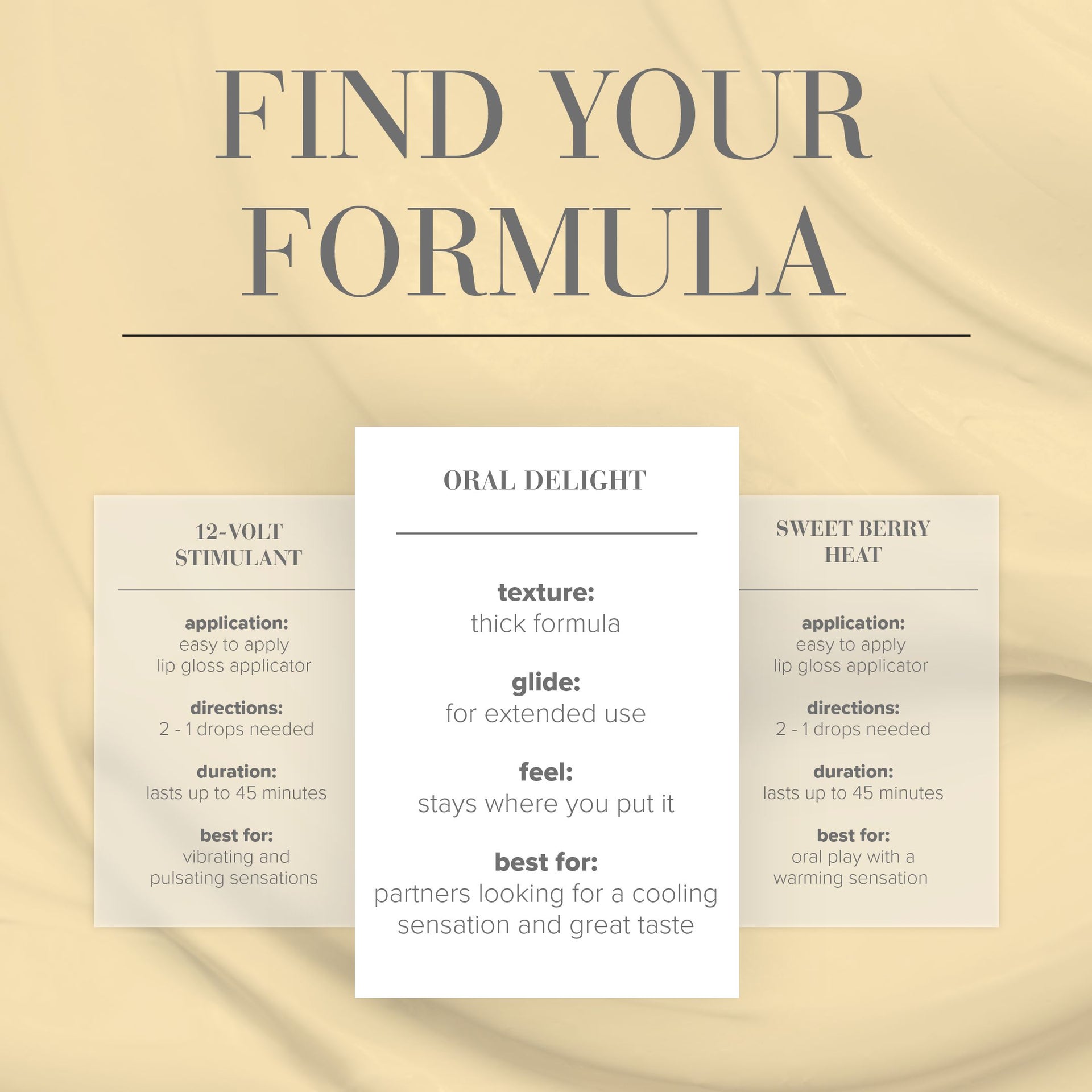 oral delight vanilla formula